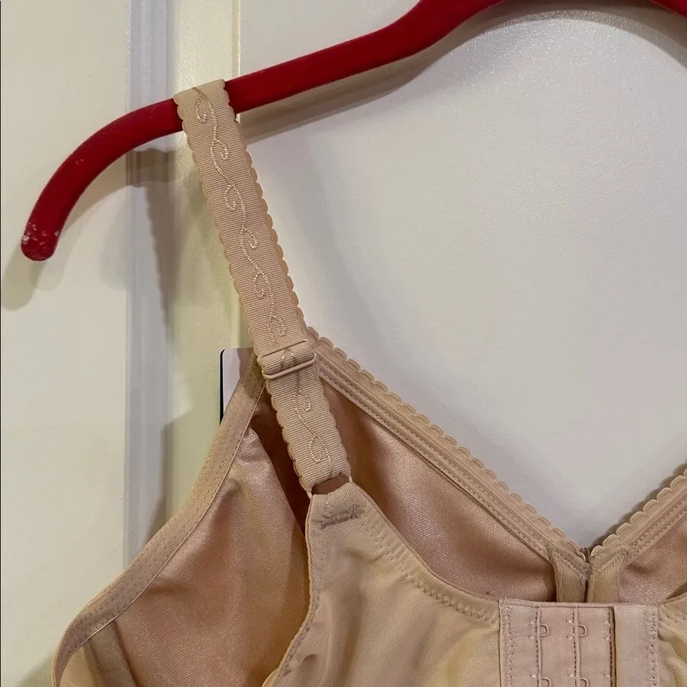 Wacoal Full Figure Simple Shaping Minimizer Bra Underwire 857109 Sand NEW 44D